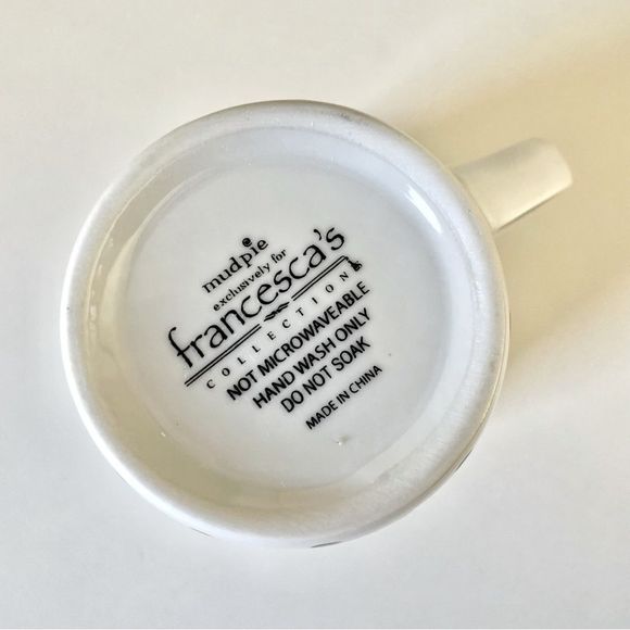 WIFEY Coffee Mug, White with Gold Polka Dots, Ceramic, GUC, 12oz - Picture 7 of 7